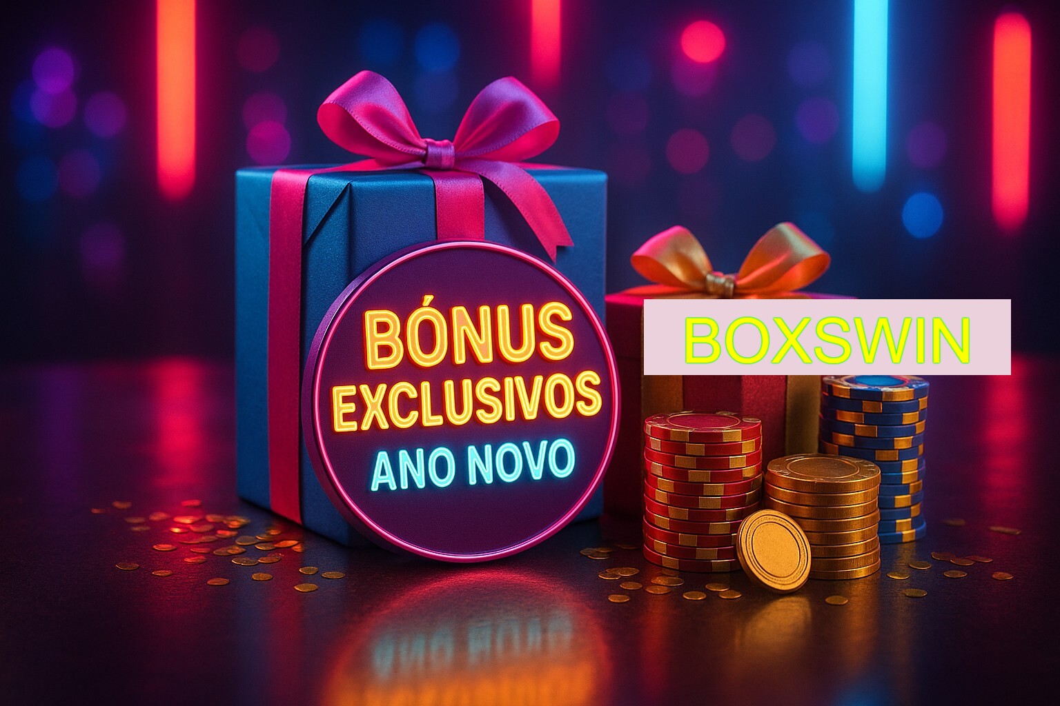 Promoções de Ano Novo no BOXSWIN